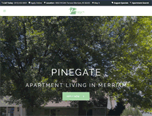 Tablet Screenshot of pinegates.com